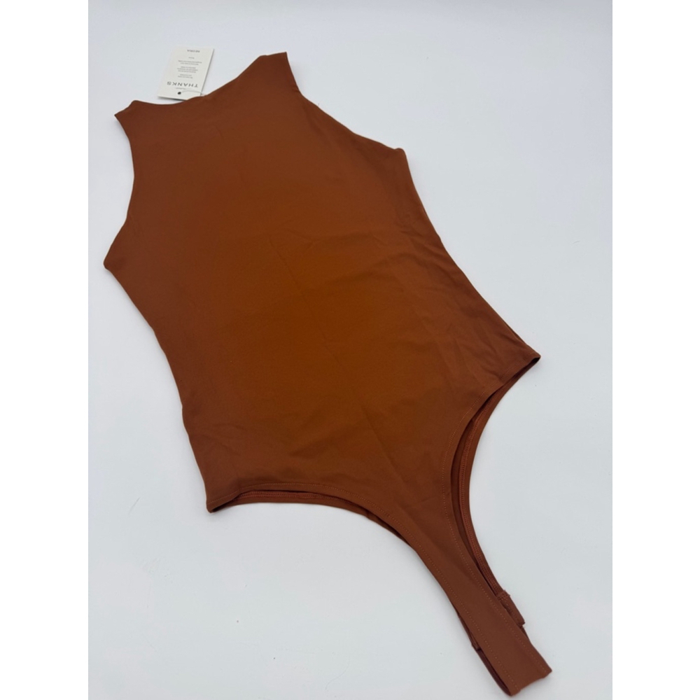 Women's ReoRia Brown Bodysuit Size XS - Picture 3 of 5